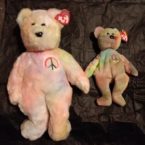NWT TY BEANIE BABIES AND BUDDY PEACE